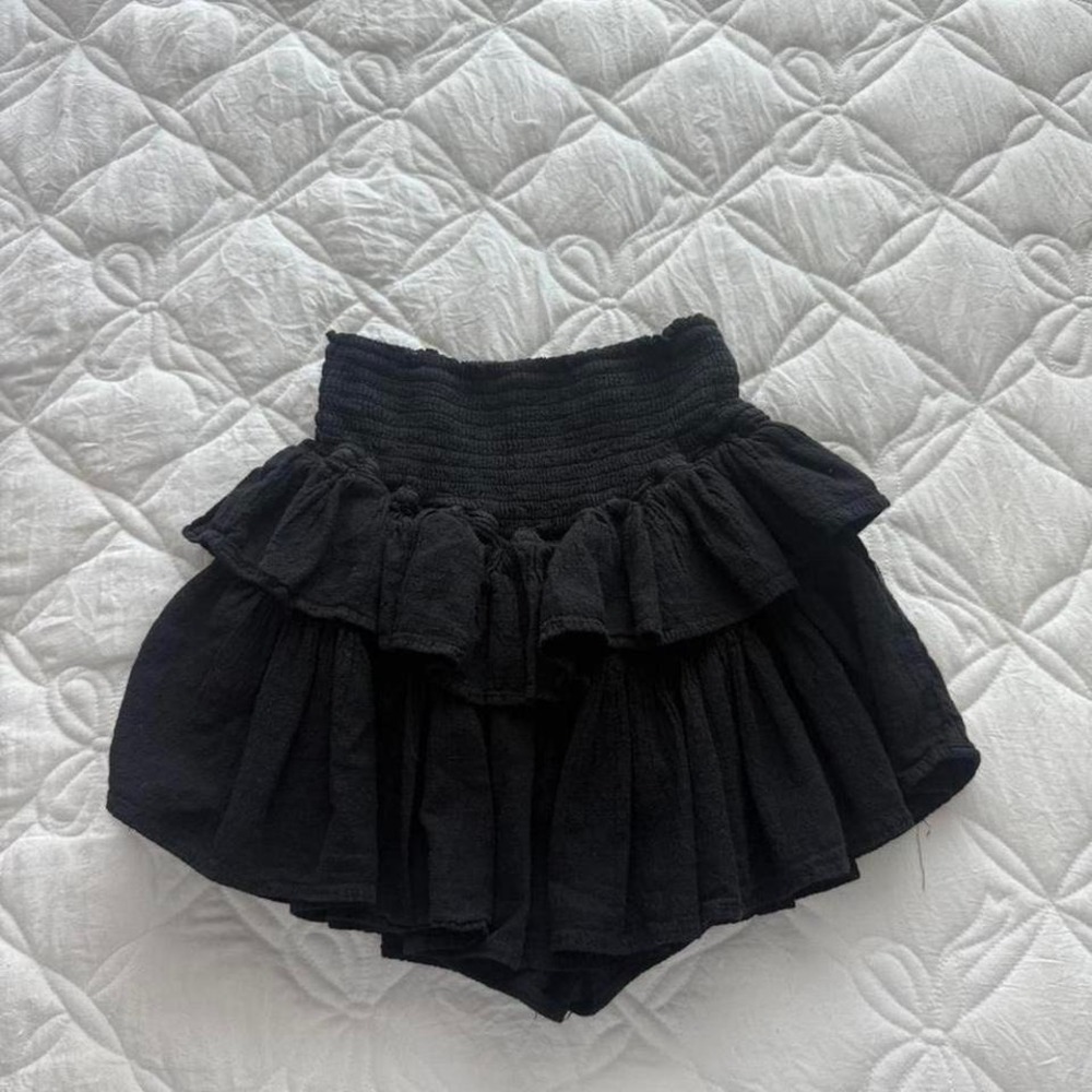black blanco by nature ruffle skirt - Picture 3 of 5